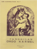 Panggilan Ordo Karmel (7)