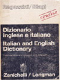 Image of Dizionario Inglese E Italiano (Italiano And English Dictionary)