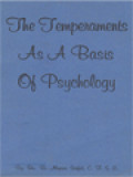 The Temperaments As A Basis Of Psychology