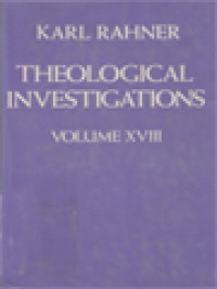 Image of Theological Investigations, Volume XVIII: God And Revelation