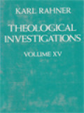 Theological Investigations, Volume XV: Penance In The Early Church