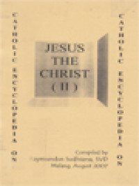 Jesus The Christ (II)