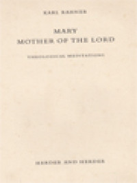 Mary Mother Of The Lord: Theological Meditations