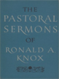 Image of The Pastoral Sermons Of Ronald A. Knox