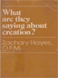 Image of What Are They Saying About Creation?