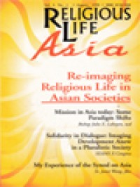 Religious Life Asia: Re-Imaging Religious Life In Asian Societies