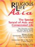 Religious Life Asia: The Special Synod Of Asia And Consecrated Life