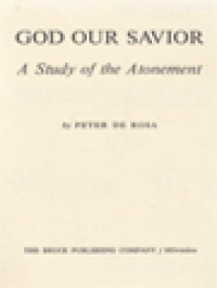 Image of God Our Savior: A Study Of The Atonement