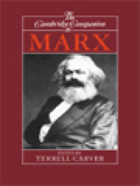 The Cambridge Companion To Marx / Terrell Carver (Edited)