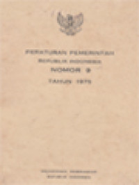 Peraturan Pemerintah Republik Indonesia Nomor 9 Tahun 1975
