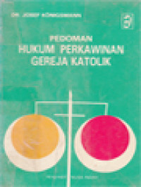 Image of Pedoman Hukum Perkawinan Gereja Katolik