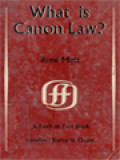 What Is Canon Law?