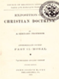 Exposition Of Christian Doctrine II. Moral