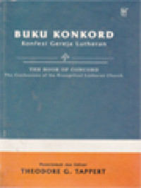 Image of Buku Konkord: Konfesi Gereja Lutheran