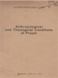 Anthropological And Theological Conditions Of Prayer