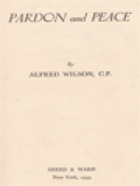 Image of Pardon And Peace