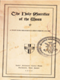 Image of The Holy Sacrifice Of The Mass