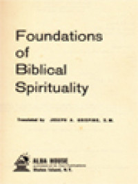 Foundations Of Biblical Spirituality