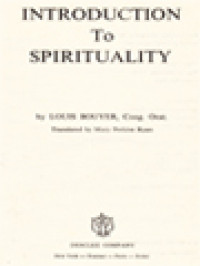 Image of Introduction To Spirituality