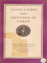 The Imitation Of Christ