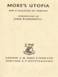 Image of More's Utopia And A Dialogue Of Comfort