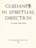 Guidance In Spiritual Direction