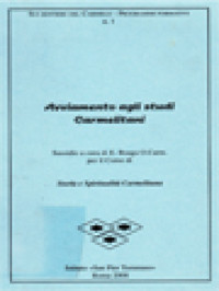 Image of Profetismo Della Vita Carmelitana: Preghiera - Fraternità - Diaconia Vivendo E Promuovendo La Giustizia Del Regno
