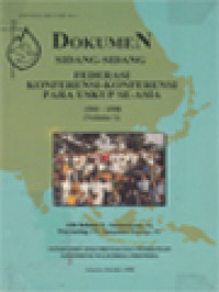 Dokumen Sidang-Sidang Federasi Konferensi-Konferensi Para Uskup Se-Asia 1995-1998 (Volume I)