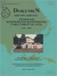 Dokumen Sidang-Sidang Federasi Konferensi-Konferensi Para Uskup Se-Asia 1992-1995