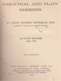Image of Parochial And Plain Sermons V