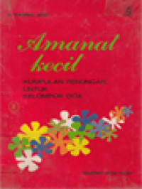 Image of Amanat Kecil 2: Kumpulan Renungan Untuk Kelompok Doa