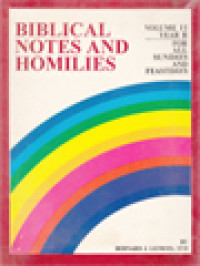 Biblical Notes And Homilies, Volume II: Year B (For All Sundays And Feastdays)