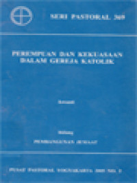 Perempuan Dan Kekuasaan Dalam Gereja Katolik (Bidang Pembangunan Jemaat)