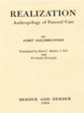 Realization: Anthropology Of Pastoral Care