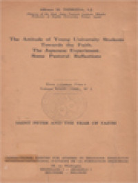 Image of The Attitude Of Young University Students Towards The Faith. The Japanese Experiment. Some Pastoral Reflections, Saint Peter And The Year Of Faith