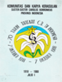 Image of Komunitas Dan Karya Kerasulan: Suster-Suster Carolus Borromeus Privinsi Indonesia II