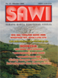 Image of SAWI: Misi Dan Yubileum Agung 2000: Mewartakan Injil, Raison D'Etre Kita!, Cara Baru Menjadi Gereja Misioner Di Asia,
Indonesia: Apa Khabar Karya Kepausan?, Data Misionaris Di Luar Negeri, Pendidikan Calon Imam: Dialog Dengan Agama Lain, Kebudayaan Dan Kaum Miskin