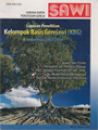 SAWI: Laporan Penelitian Kelompok Basis Gerejawi (KGB) Di Indonesia 2002-2004, Catatan Dari Flores, Perspektif Dan Refleksi Teologi, KBG Sebagai Keprihatinan Dari 