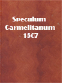 Image of Speculum Carmelitarum