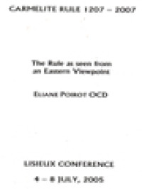 Image of The Rule As Seen From An Eastern Viewpoint