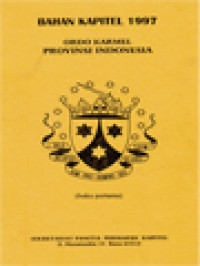 Image of Bahan Kapitel 1997, Ordo Karmel Provinsi Indonesia, [Buku Pertama]