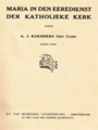 Maria In Den Eeredienst Der Katholieke Kerk III