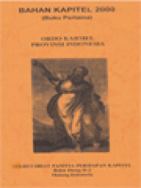 Bahan Kapitel 2000 (Buku Pertama) Ordo Karmel Provinsi Indonesia