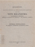 Buscoducen. Beatificationis Seu Declarationis Martyrii Servi Dei Titi Brandsma, Sacerdotis Professi Ordinis Fratrum B. Mariae V. de Monte Carmelo