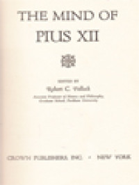 Image of The Mind Of Pius XII