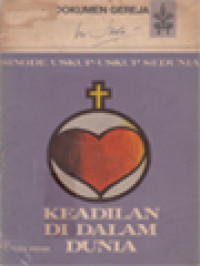 Image of Keadilan Di Dalam  Dunia: Sinode Uskup-Uskup Sedunia