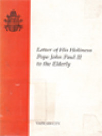 Image of Letter Of His Holiness Pope John Paul II To The Elderly