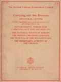 Apostolic Letter Of Pope Paul VI: Establishing Norms For Carrying Out Certain Decrees Of The Second Sacred Vatican Council