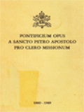 Pontificium Opus A Sancto Petro Apostolo Pro Clero Misionum