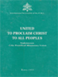 United To Proclaim Christ To All Peoples